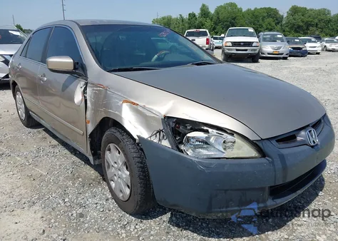 2004 Honda Accord 2.4 Lx из США, поврежденный, VIN 3HGCM563X4G708243